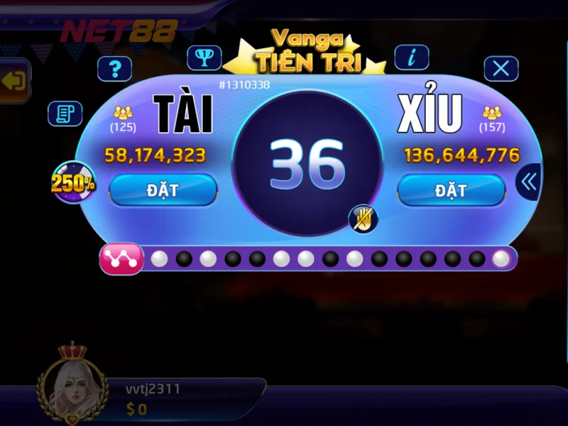 Over And Under - Kỹ Năng Cược Tài Xỉu Thắng Lớn 2 Lựa chọn cược Over and Under đa dạng phù hợp mọi bet thủ