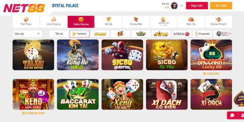 Tables Game là gì? Từ A-Z thông tin xoay quanh thuật ngữ này 4 Định nghĩa chính xác Tables Game là gì