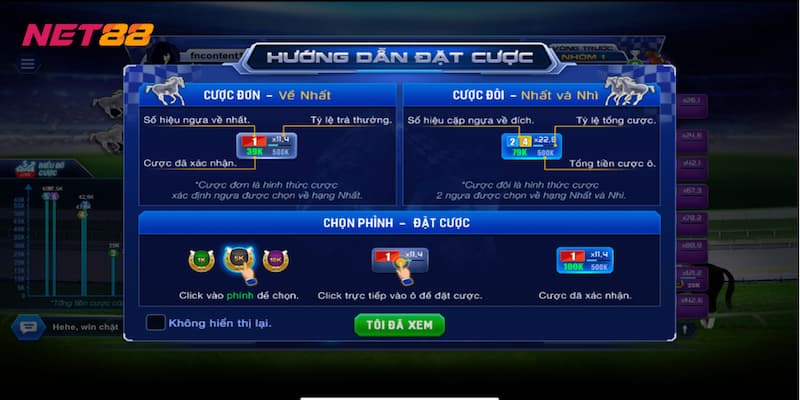 Hướng dẫn chơi đua ngựa 3D trên thiết bị điện thoại Hướng dẫn chơi đua ngựa 3D trên thiết bị điện thoại