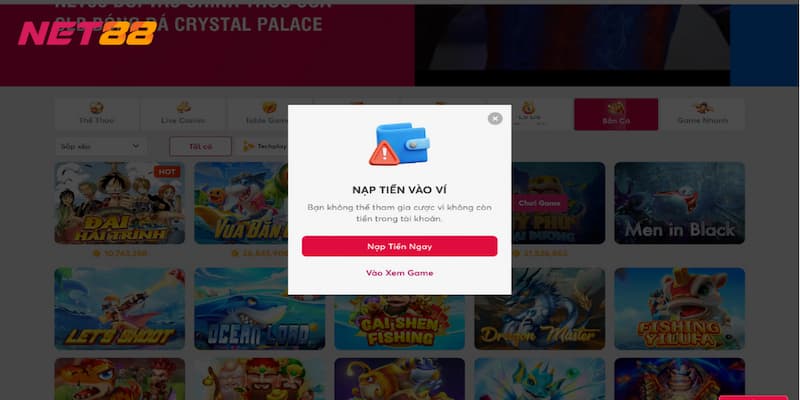 Nạp tiền để tham gia game bắn cá hấp dẫn cho người chơi Nạp tiền để tham gia game bắn cá hấp dẫn cho người chơi