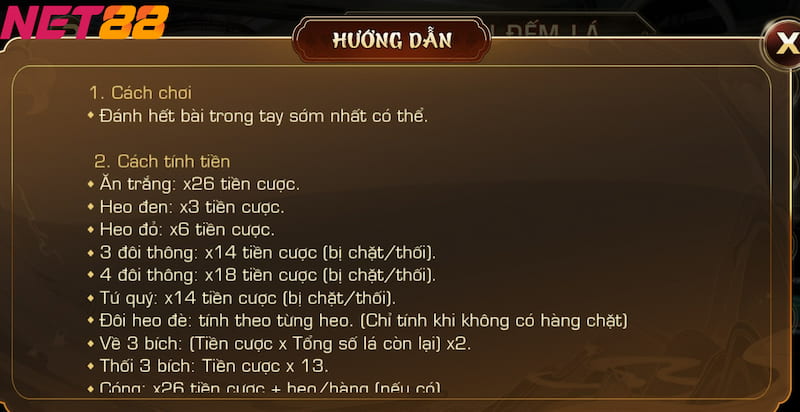 Luật chơi game đơn giản